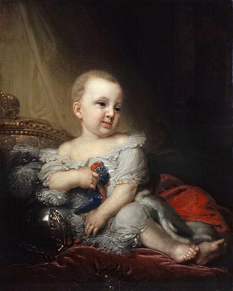 Portrait of Nicholas of Russia as a child